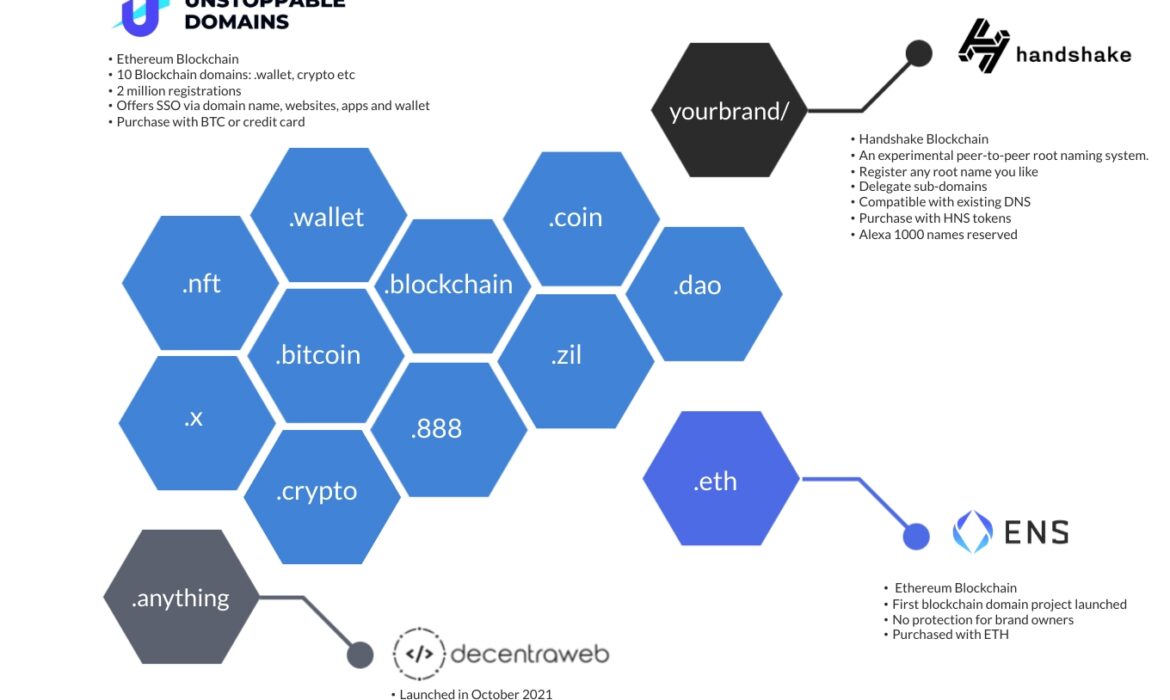 What are blockchain domains?