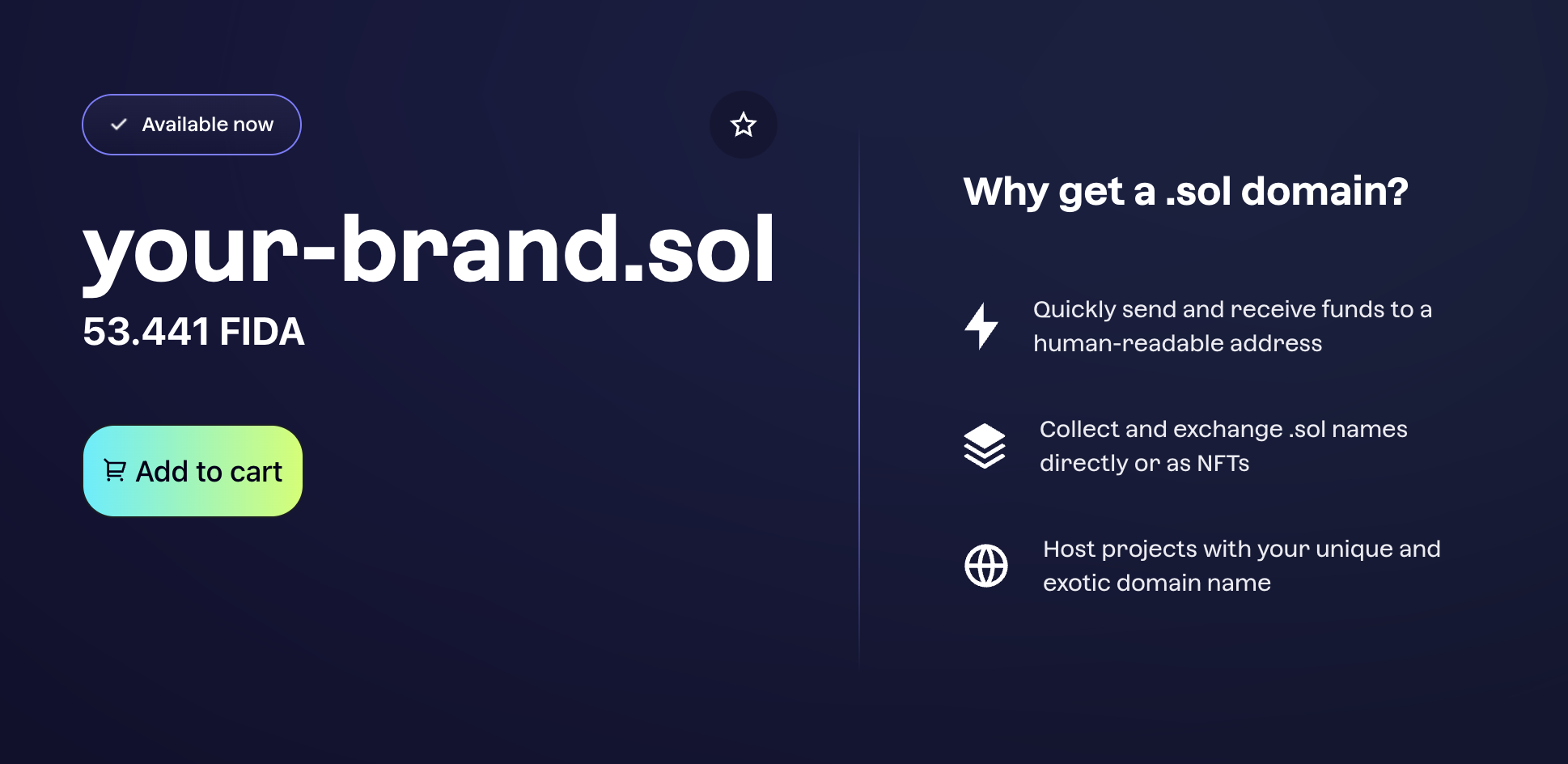 .sol domain name