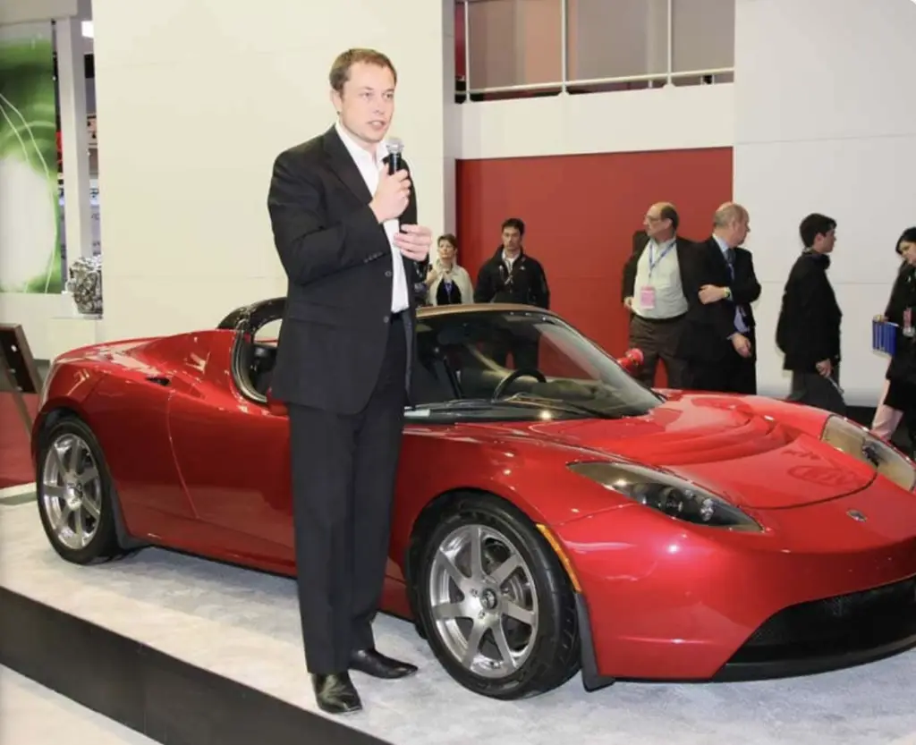 Elon Musk First Launch first tesla launch