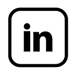 Linkedin BW logo