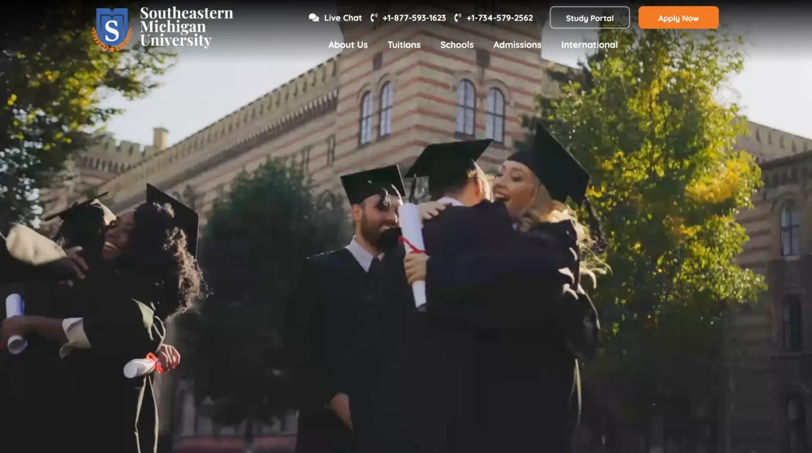 Fake University Website