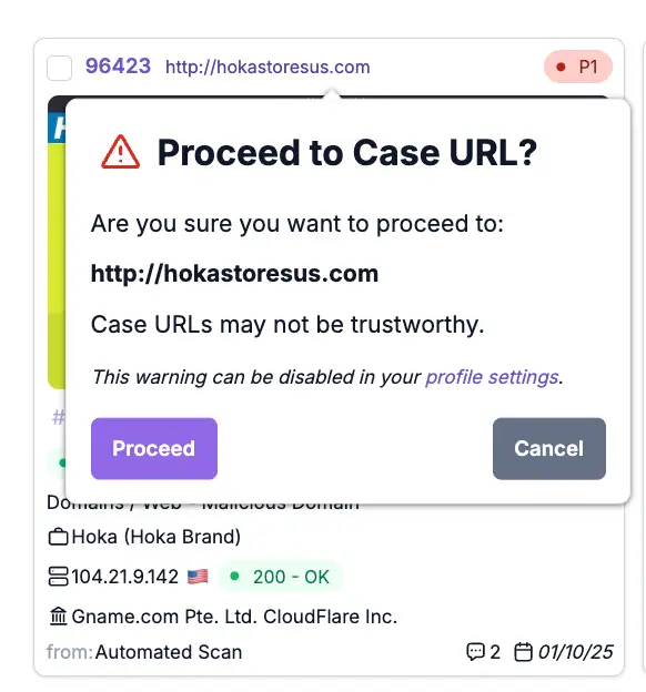 Unphish Safe Mode & Isolated Browser