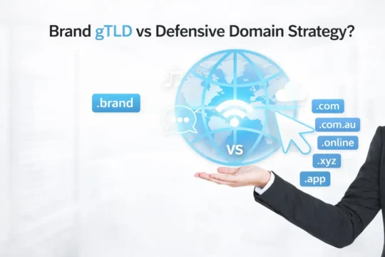 gtld brand vs defensive domain strategy