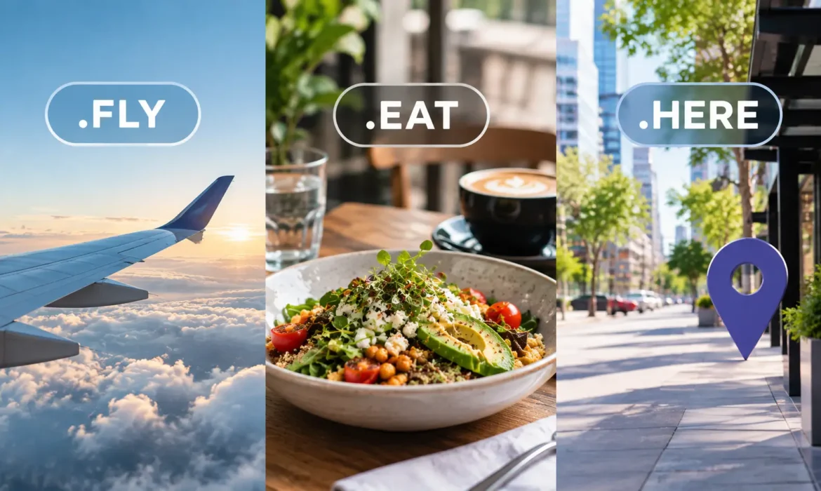 New Domain Extensions .FLY, .EAT and .HERE Have Arrived